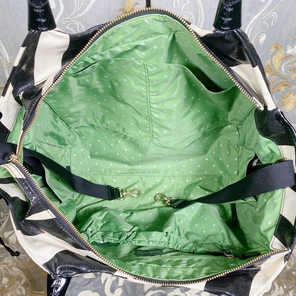 KATE♠️SPADE Baby Zebra Stevie Large New Diaper Pad Bag L EUC - Picture 7 of 16